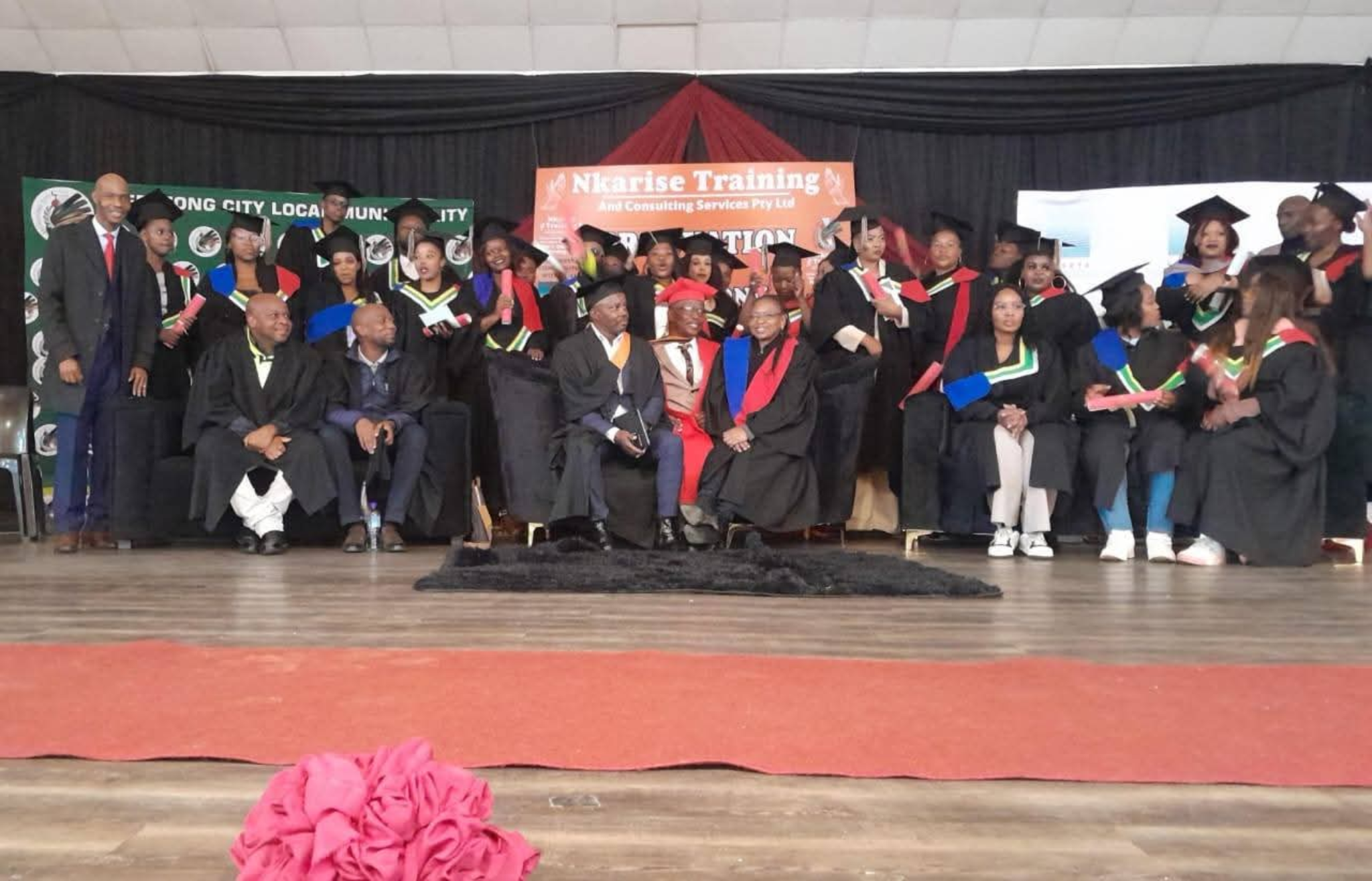 Nkarise Training hygiene and cleaning learnership graduation ceremony
